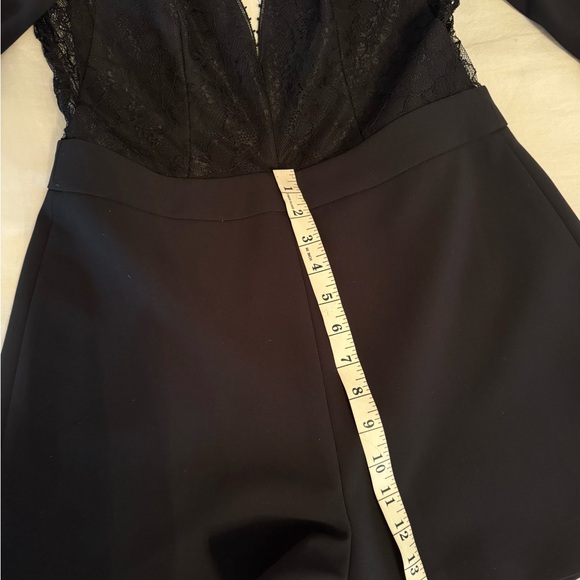 ALEXIS black lace romper - Picture 5 of 9